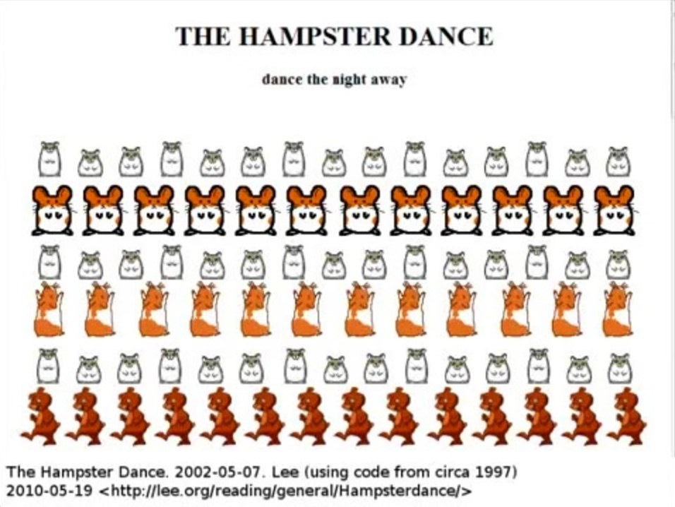 Hamster Dancing primer meme del mundo
