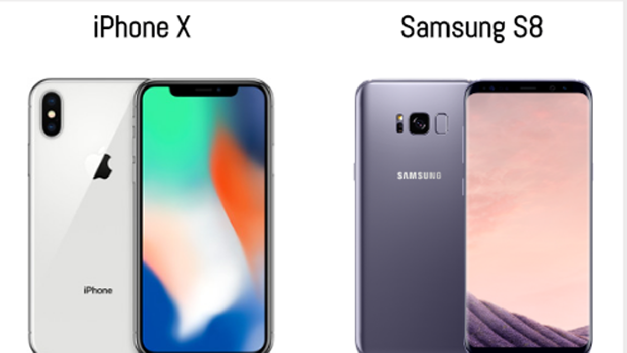 iphone x vs samsung s8