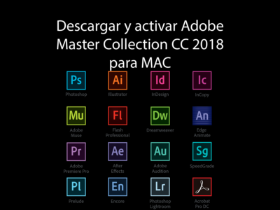 adobe master collection cc 2019 mac
