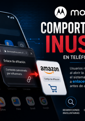 Motorola se ve involucrada en polémica con app de compras